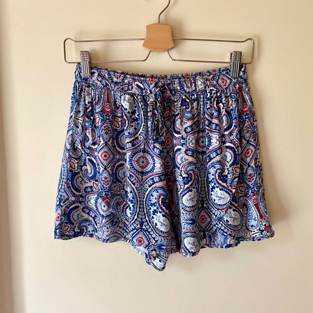 Hollister Boho Paisley Petal Shorts